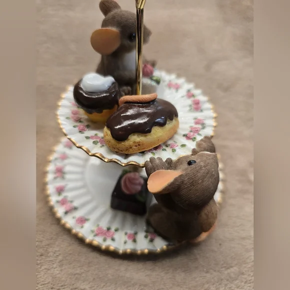 Charming Tails Calories Don't Count When You're With Friends figurine